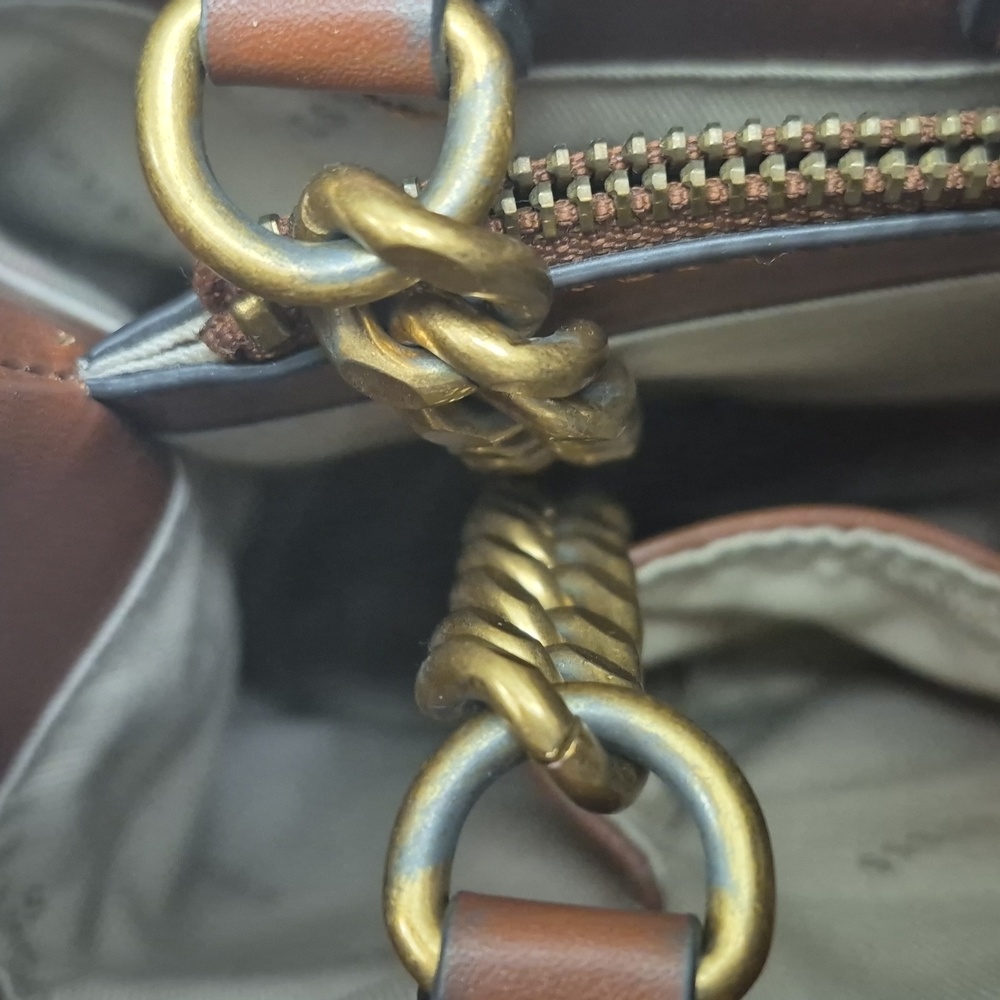 Elegant Guess Brown Leather Handbag - Picture 13 of 14